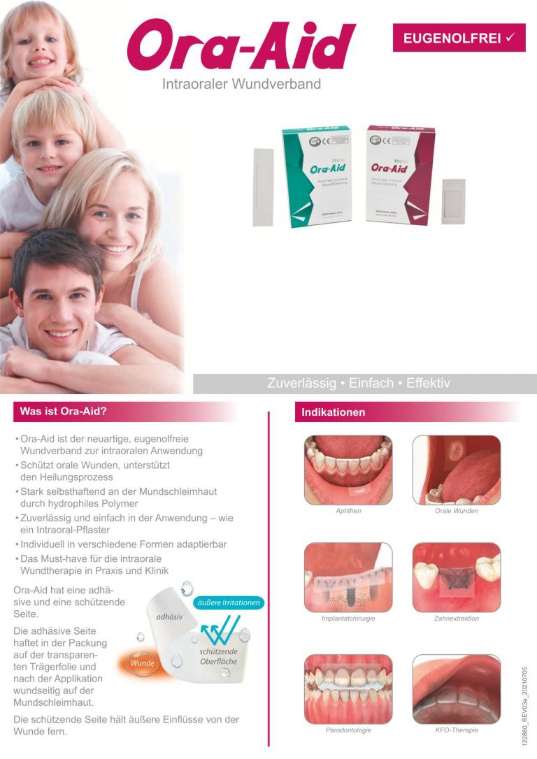 OraAid 25 IntraoralWundverband MPE Medical