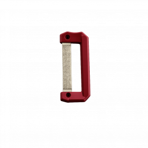 C354Paul Horico, Streifen Diamant rot, einseitig, feines Diamantkorn (rot)