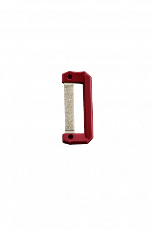 C354Paul Horico, Streifen Diamant rot, einseitig, feines Diamantkorn (rot)