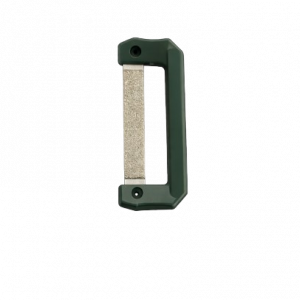 G354PAUL, Streifen Diamant grün, einseitig, grobes Diamantkorn (grün)