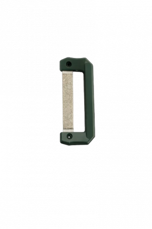 G354PAUL, Streifen Diamant grün, einseitig, grobes Diamantkorn (grün)