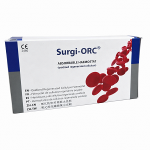 Hämostatikum, Surgi-ORC Original Hämostatikum, steril 13x50 mm, blutstillendes Material, Blutstiller, MPE Medical