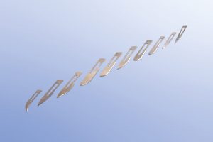 Skalpellklingen Karbonstahl, 100 St., einzeln steril verpackt - MPE Medical